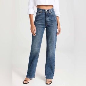 Levi's Ribcage Full Length Jeans - Valley View - 32